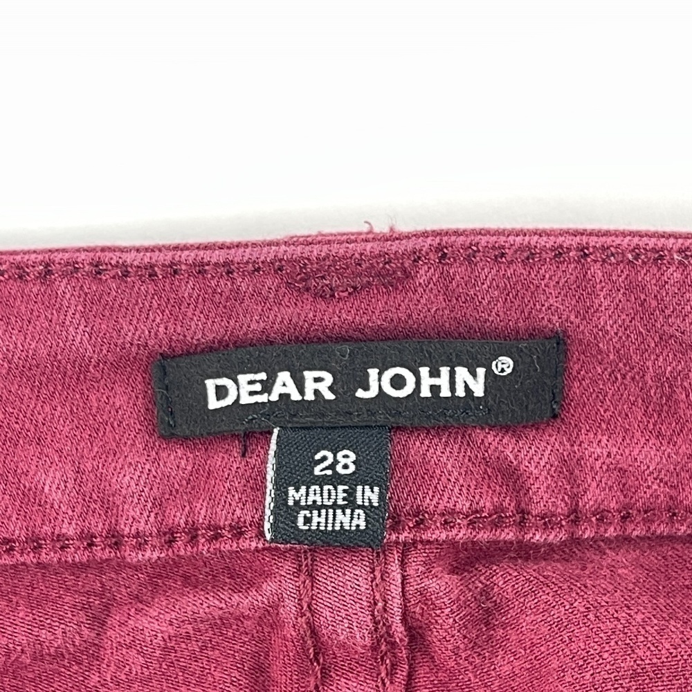 Dear John Pants Womens 28 Red - Picture 10 of 10